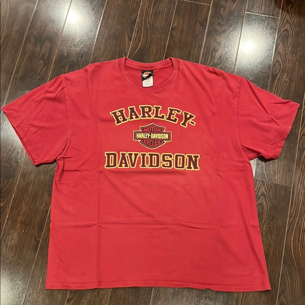 Vintage Harley-Davidson Red Men's Shirt